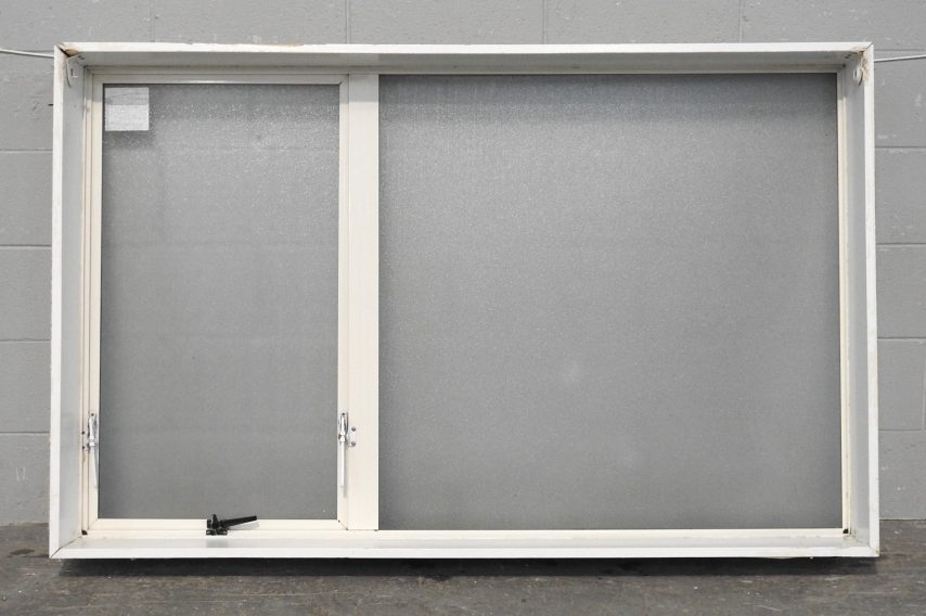 Off White Aluminium Single Awning Window