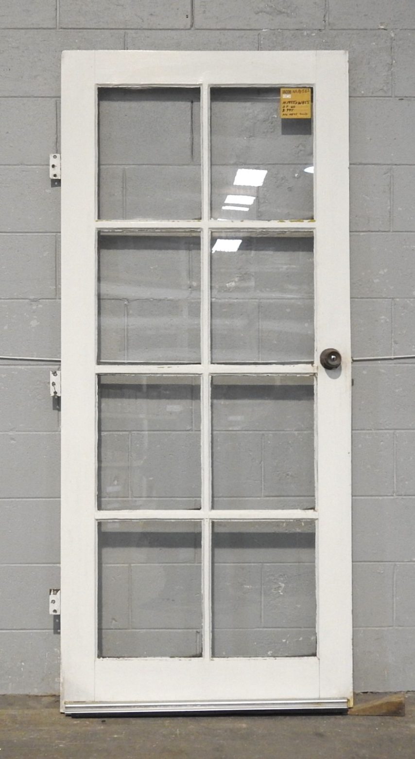 Wooden Exterior 8-Light Entry Door - Unhung