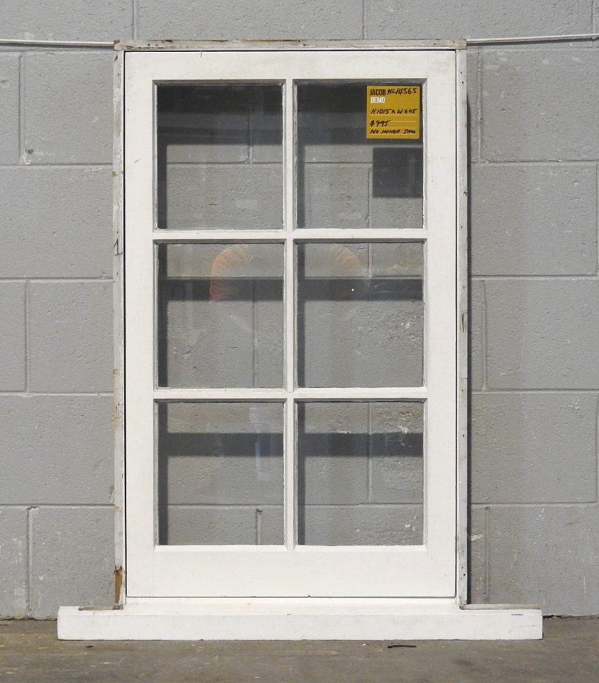 Colonial Style Wooden Awning Window With 6-Light Sash