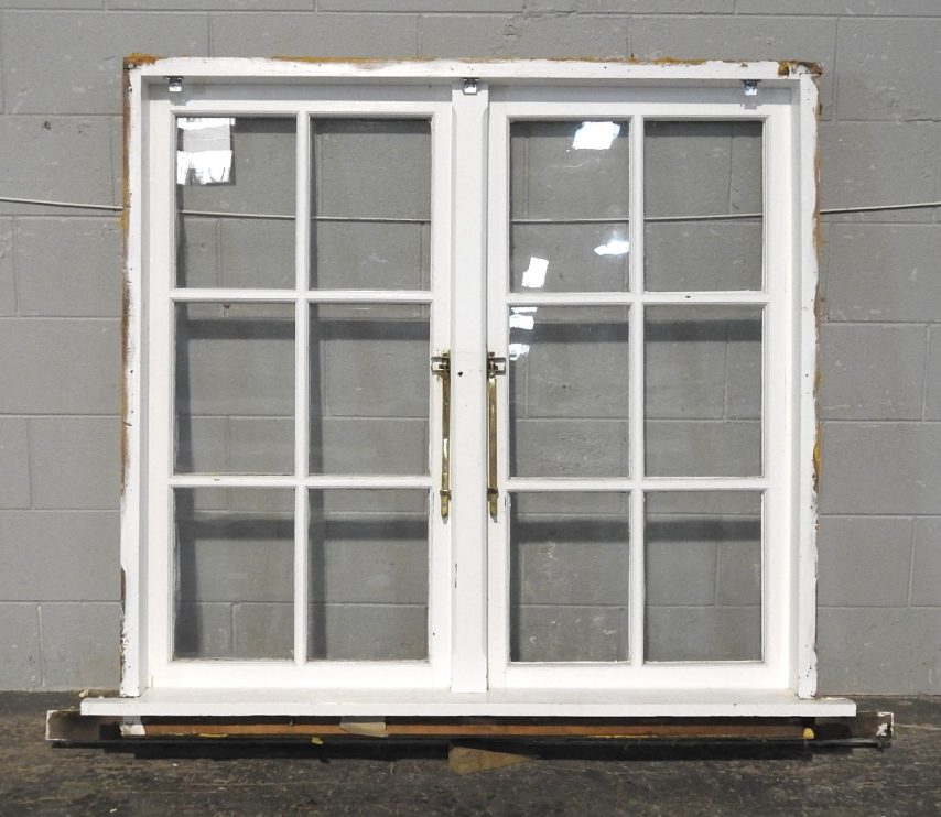 Colonial Style Wooden Casement Window With 6 Light Sashes