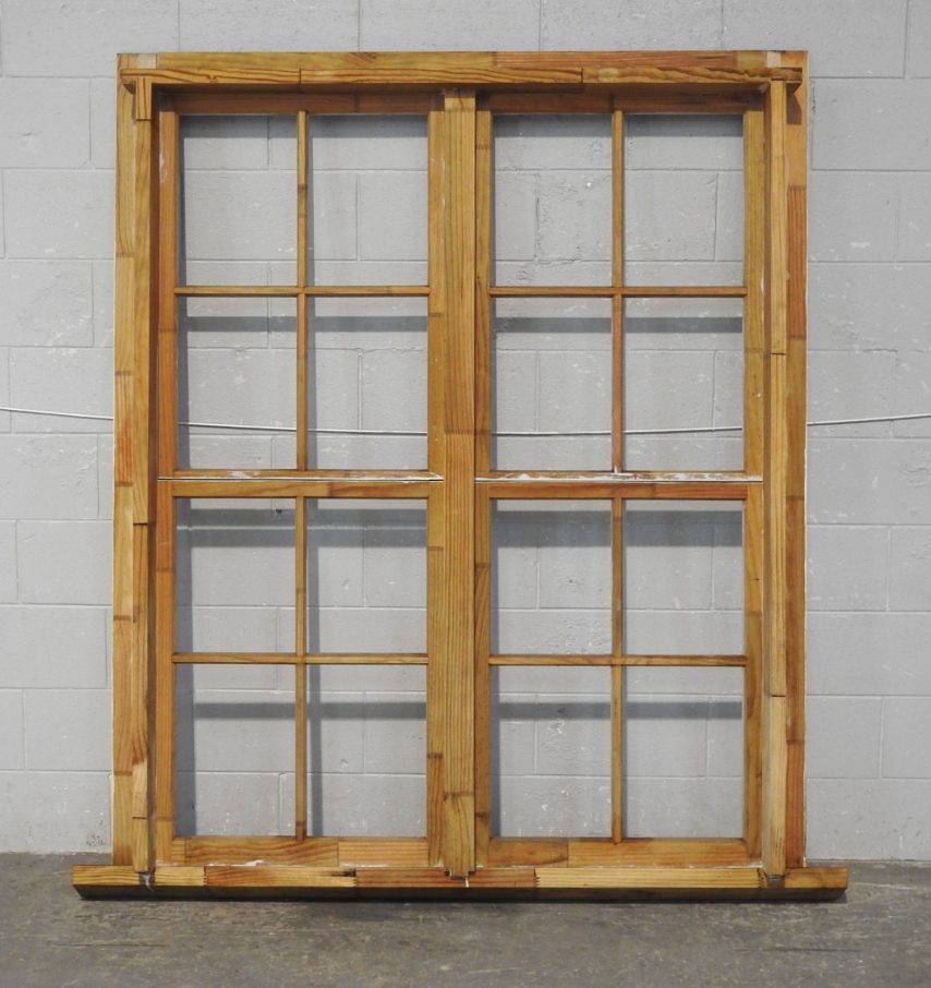 Colonial Style Wooden 4 x Awning Window - Unused