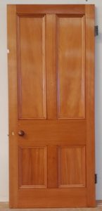 Unhung Wooden Villa 4 Panel Interior Door