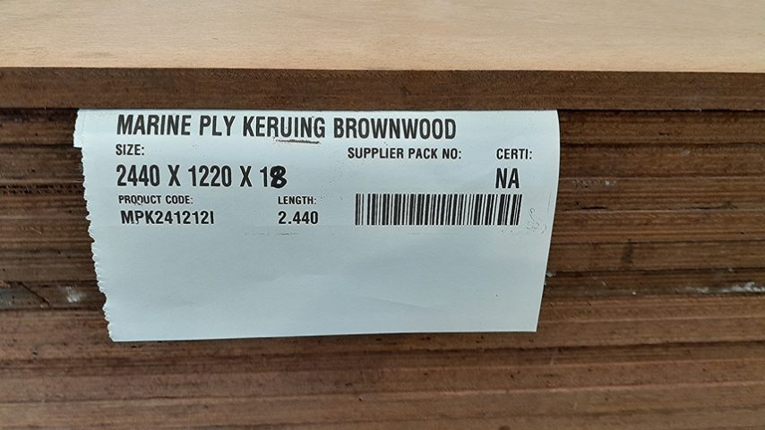 Keruing brownwood marine Plywood