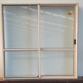 Cream aluminium sliding door