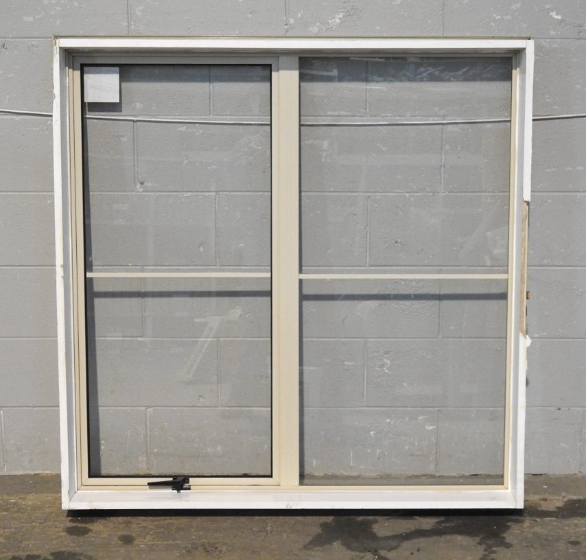 Off White Aluminium Single Awning Window