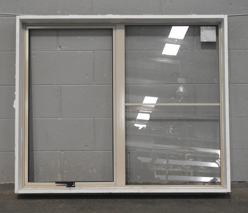 Off White Aluminium Single Awning Window