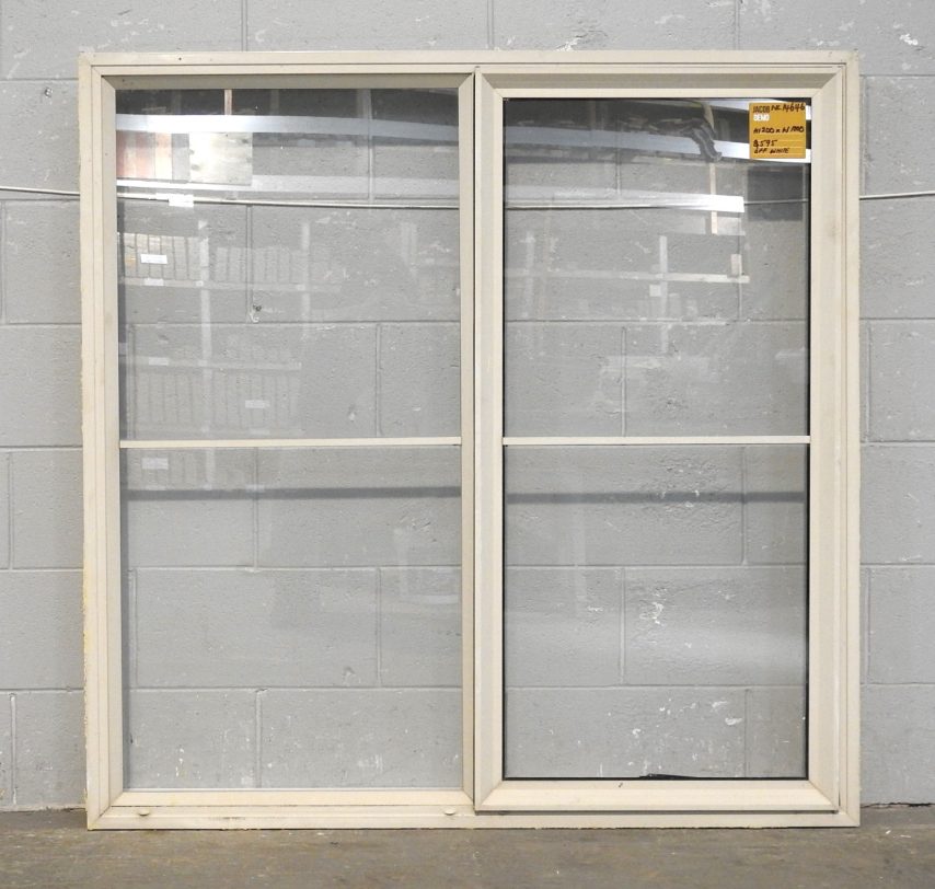 Off White Aluminium Single Awning Window