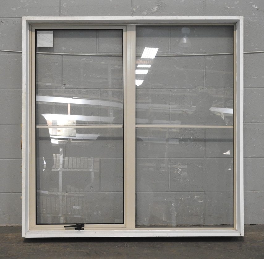 Off White Aluminium Single Awning Window