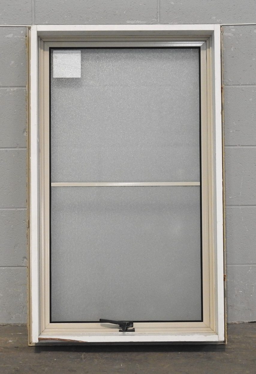 Off White Aluminium Single Awning Window