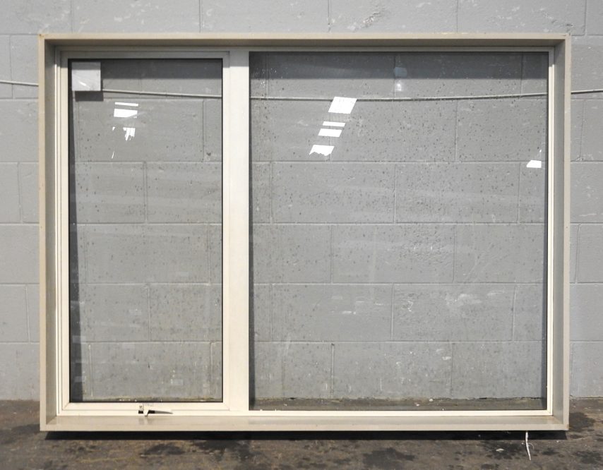 Off White Aluminium Single Awning Window