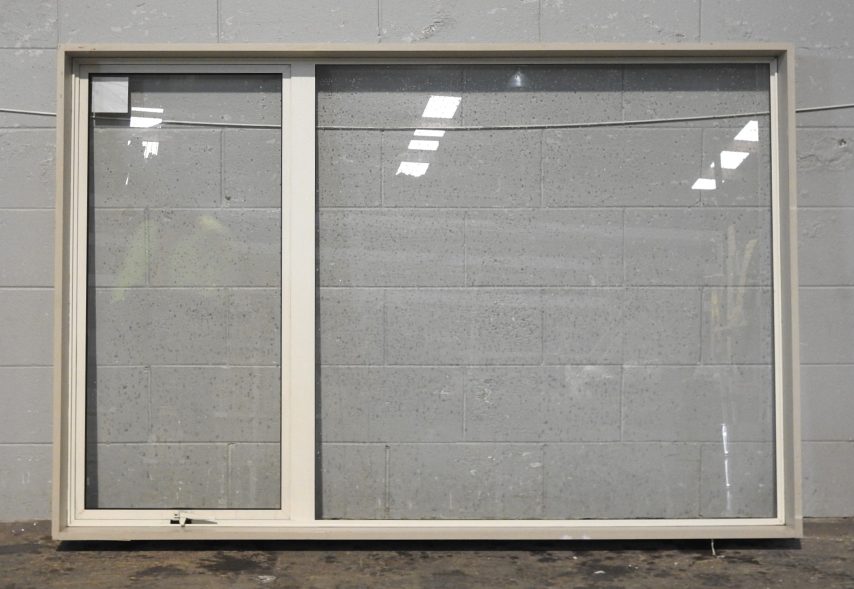 Off White Aluminium Single Awning Window