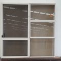 Cream aluminium sliding door