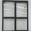 Black aluminium door with sidelight