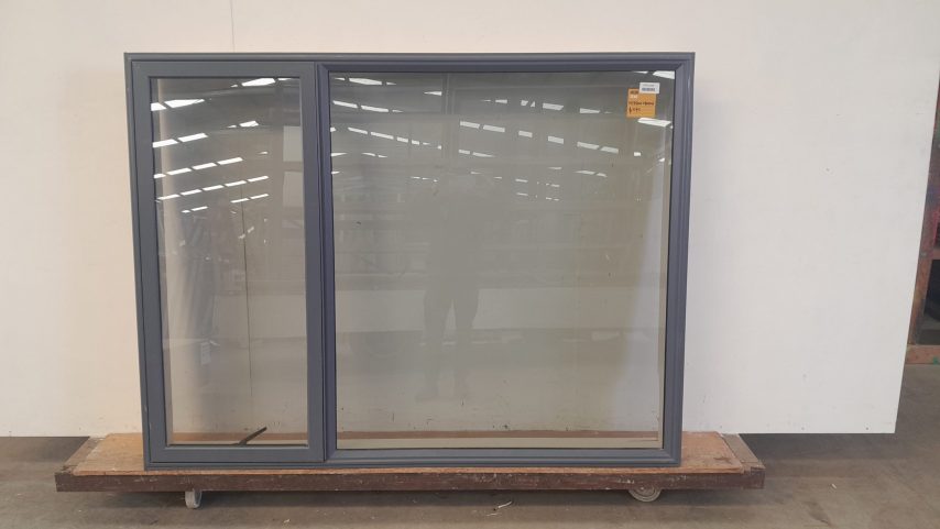 Denim blue aluminium single awning window