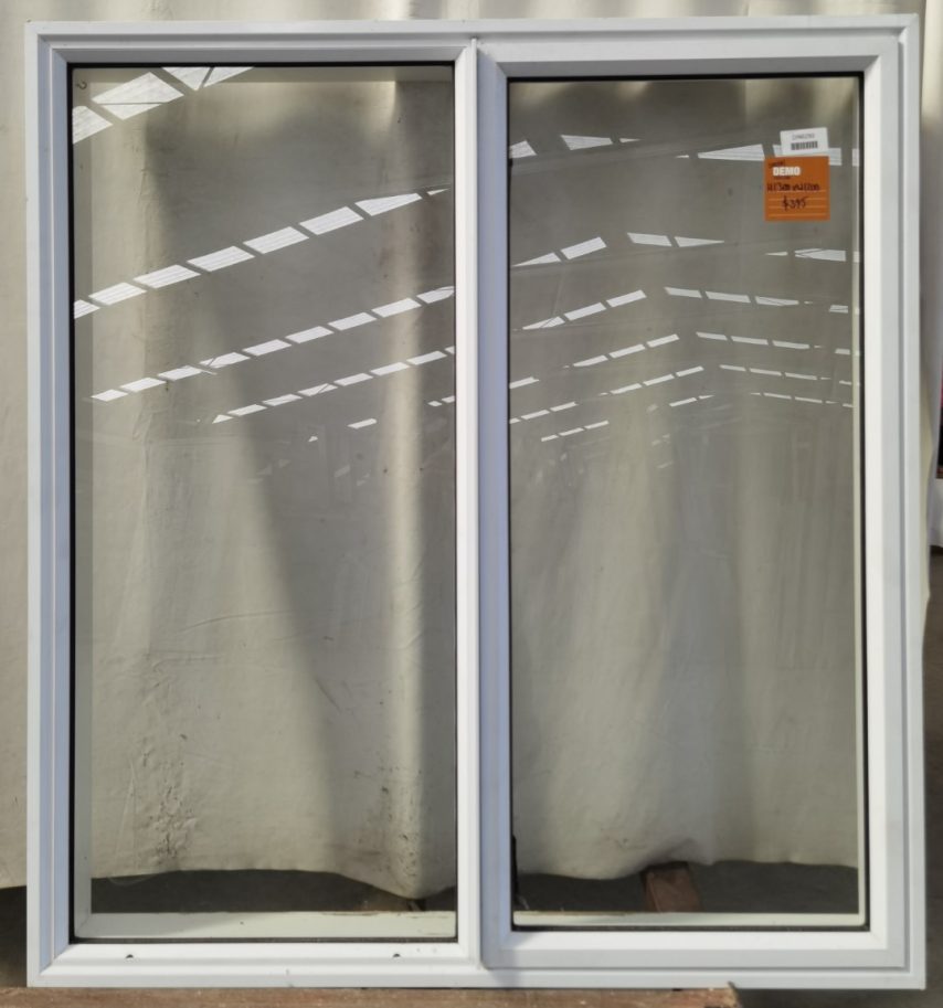 White aluminium single casement window