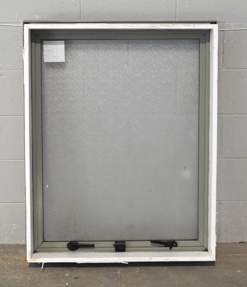 Mist Green Aluminium Awning Window With Obscure Glass