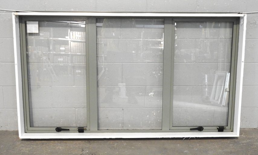 Mist Green Aluminium Double Awning Window