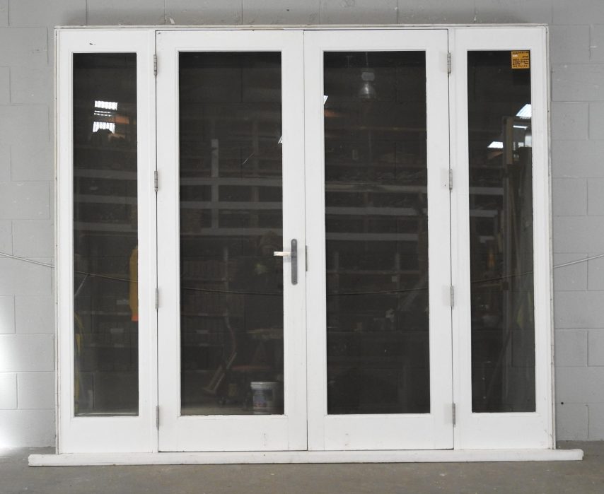 Wooden French Doors With Sidelights - Double Glazed