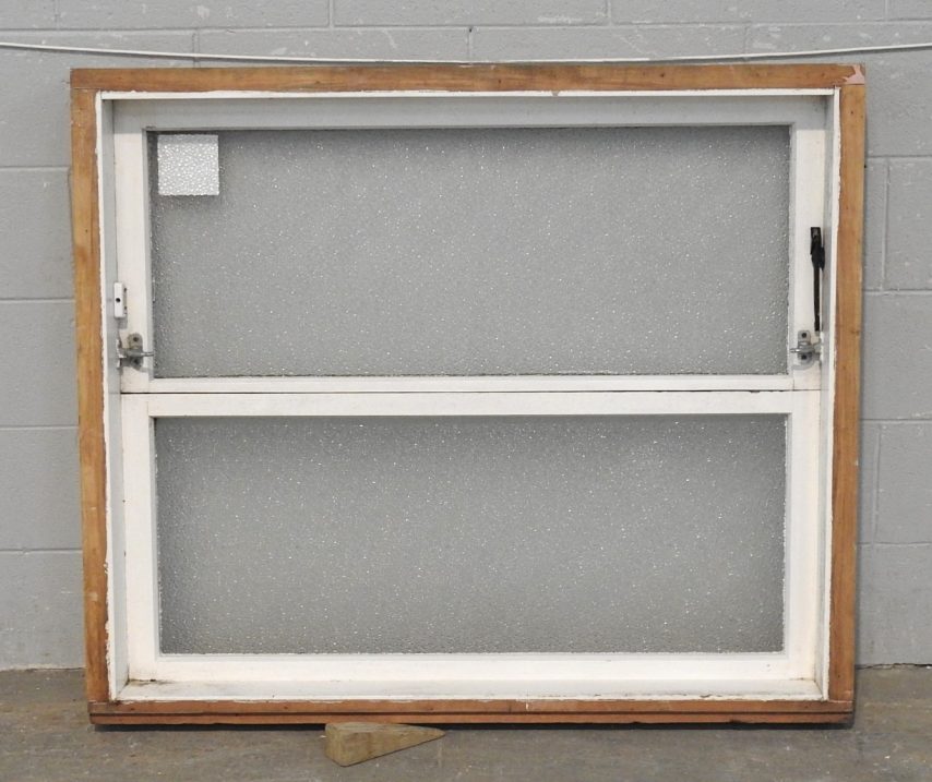 Wooden Single Awning Window with Obscure Glass