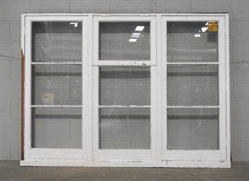 Wooden Casement Window With 3 Opening Sashes