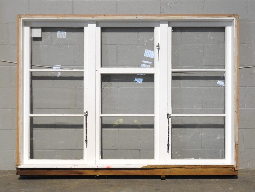 Wooden Casement Window With 3 Opening Sashes