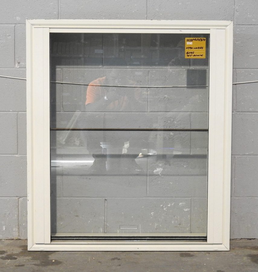 Off White Aluminium Shugg Sliding Window