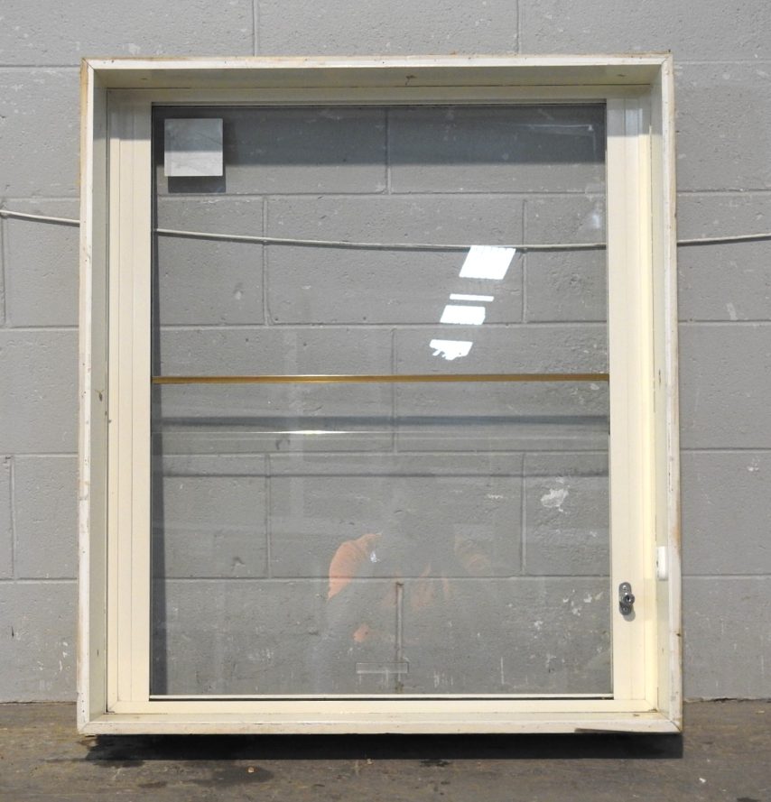 Off White Aluminium Shugg Sliding Window