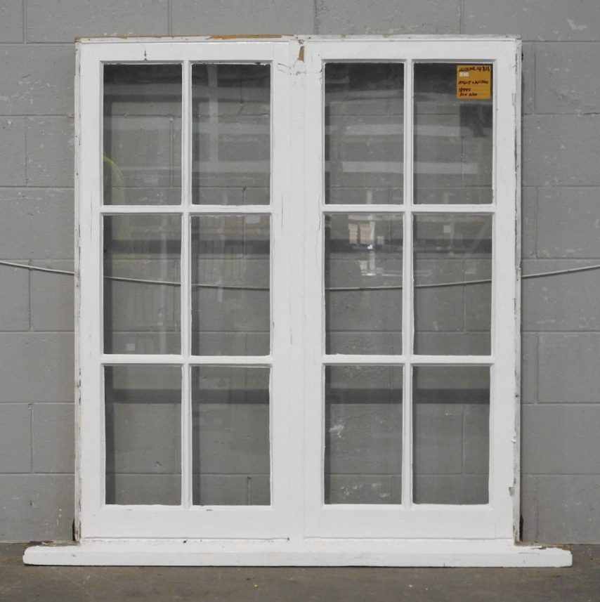 Colonial Style Wooden 12 Light Fixed Window