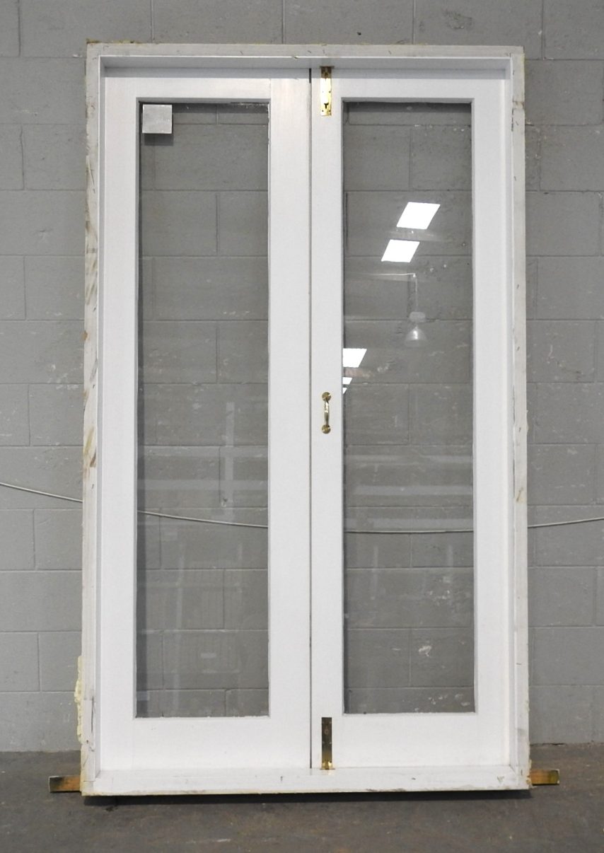 Wooden French Doors in Frame