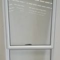 Arctic white aluminium single awning window