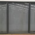 Karaka green aluminium twin awning window