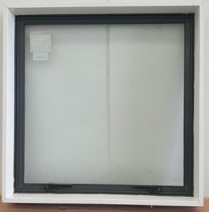 Denim blue Aluminium window