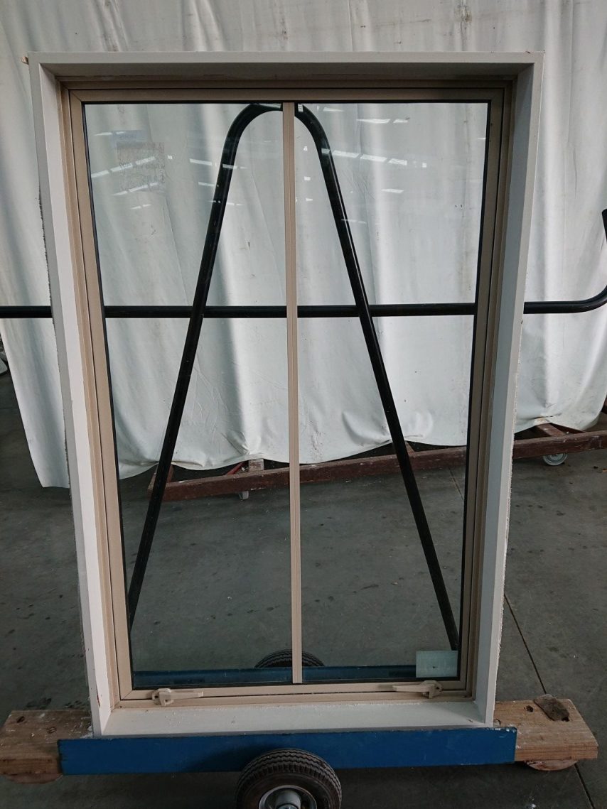 Canvas cloth Aluminium single awning window