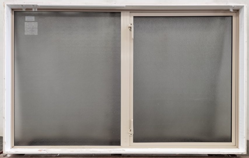 Desert sand aluminium single casement window