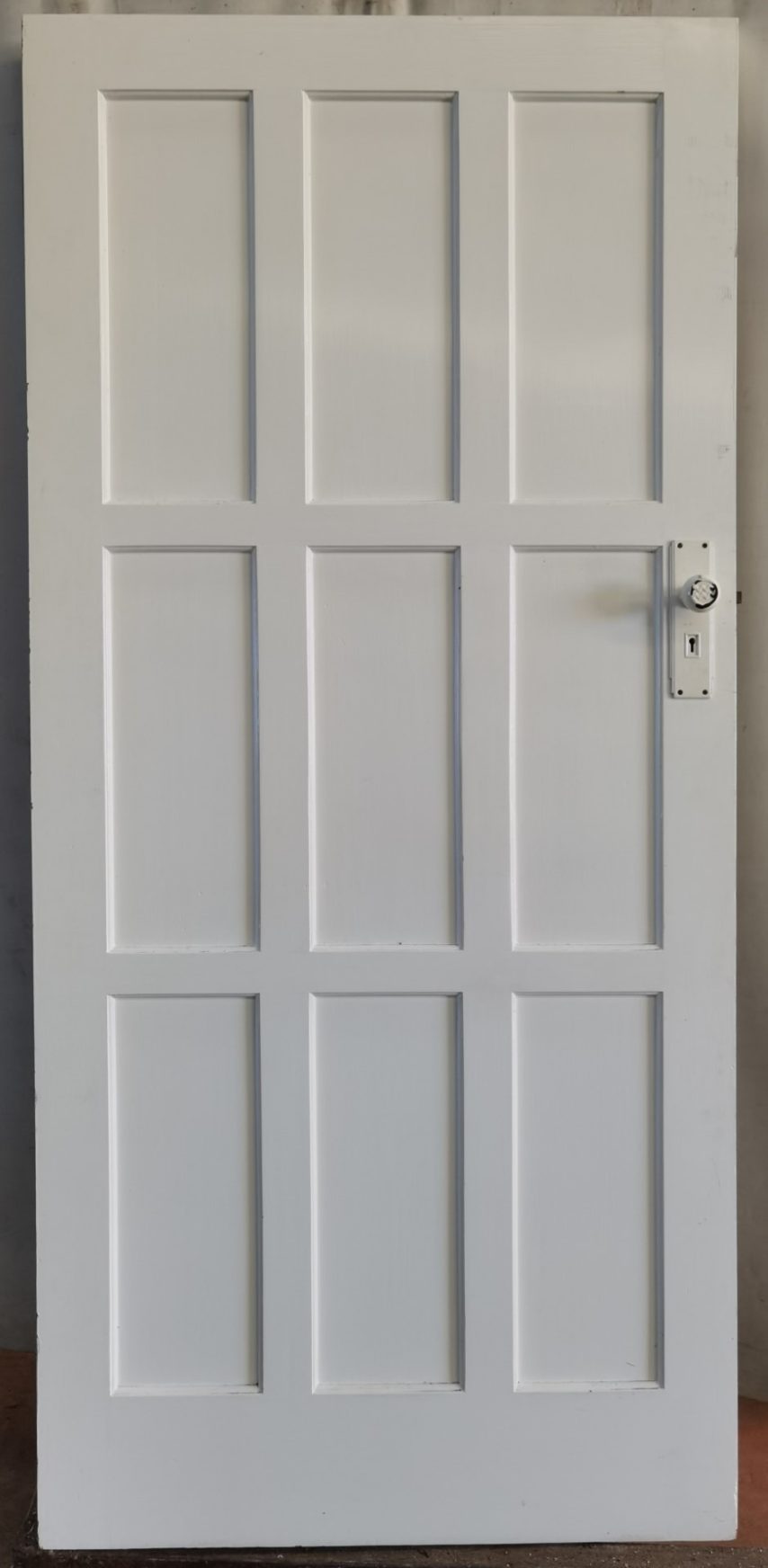 wooden 9 panel native timber interior door