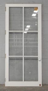 Large Wooden (Cedar) Interior 6-Light Door - Unhung