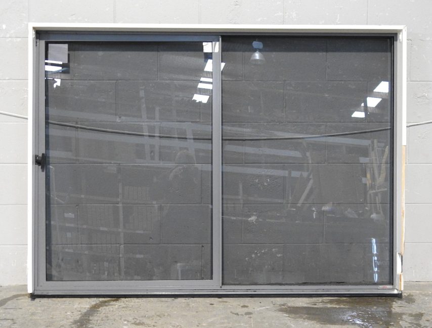 Denim Blue Aluminium Sliding Window