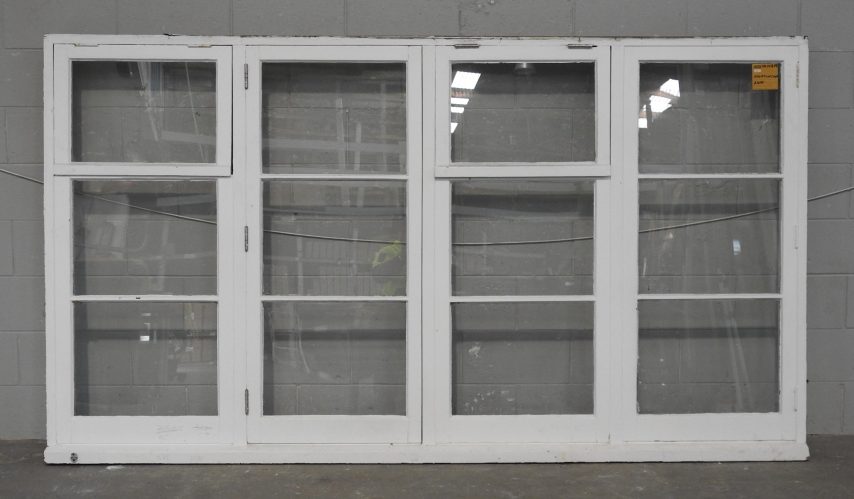 Wooden Casement Window With 2 Awning Windows