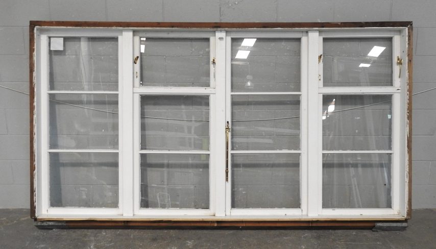 Wooden Casement Window With 2 Awning Windows