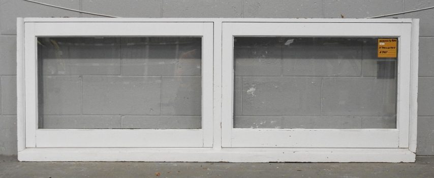 Wooden Double Awning Landscape Window