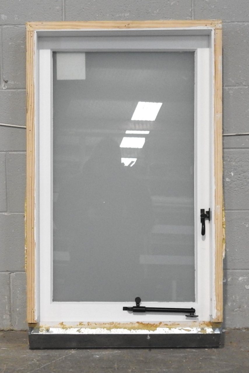 Wooden Casement Window with Obscure Glass