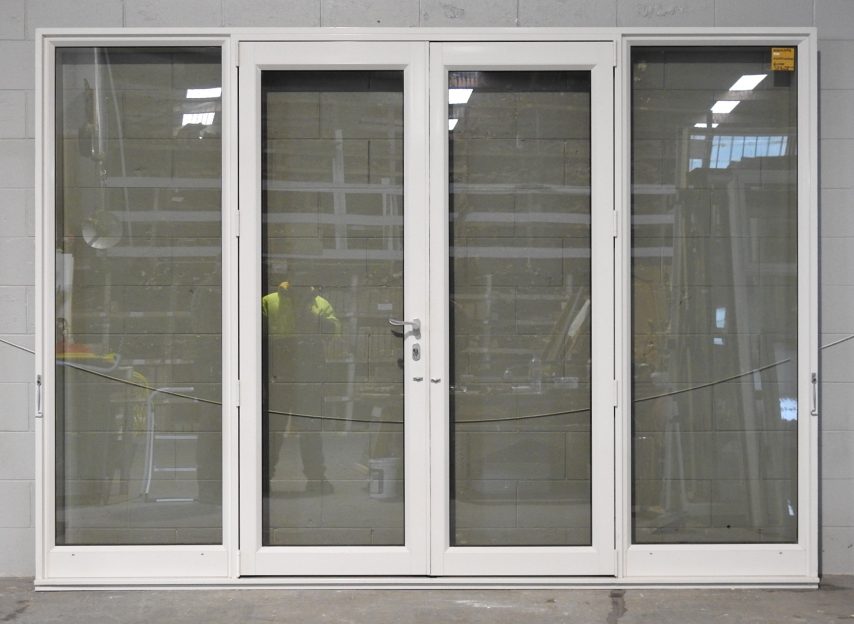 Matt Titania Alti Type Aluminium French Doors