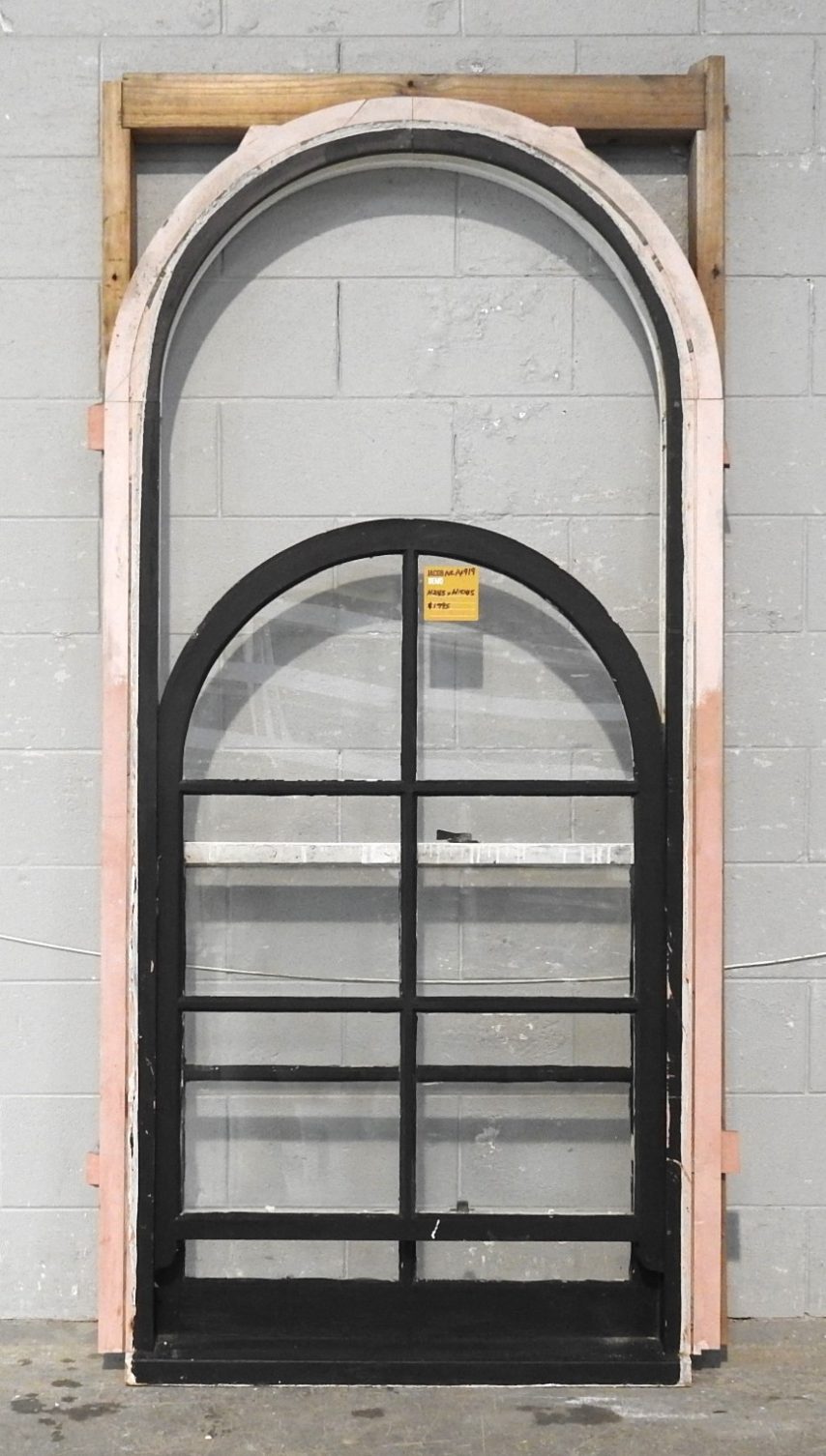 Arched Wooden Double-Hung Style Sliding Window