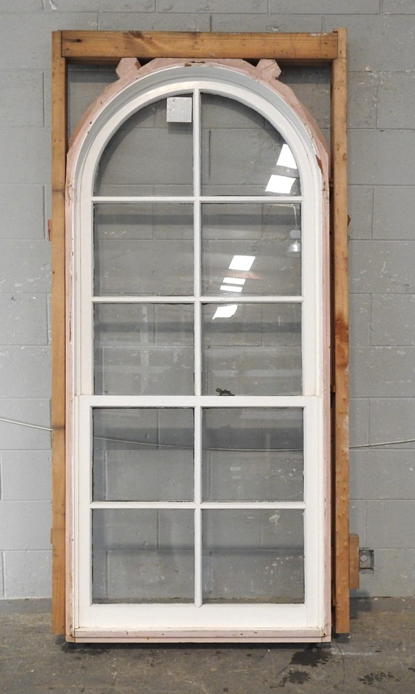 Arched Wooden Double-Hung Style Sliding Window