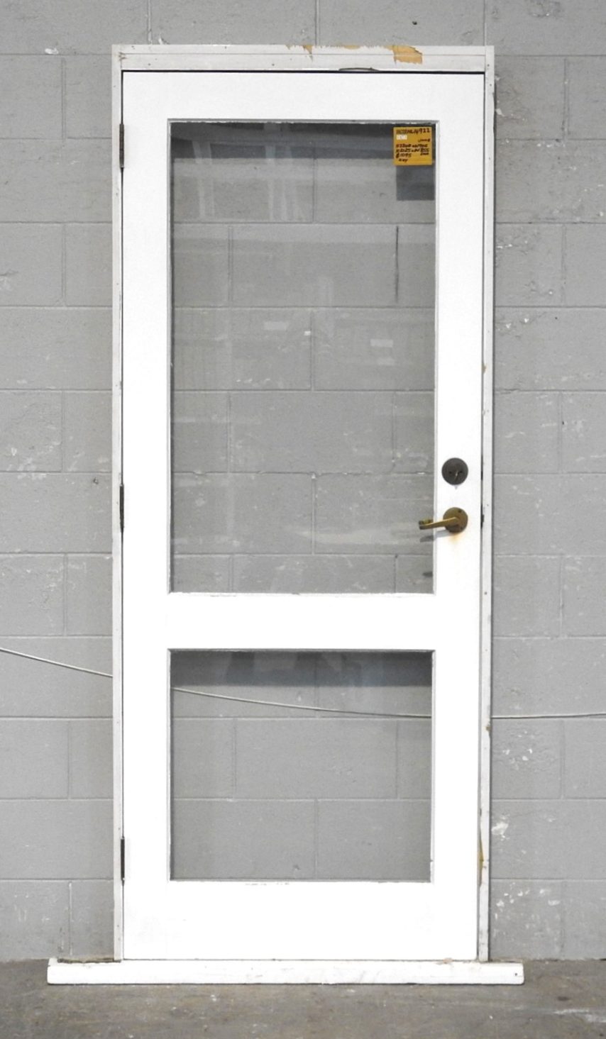 Wooden Exterior Door Hung in Frame - Opens Out