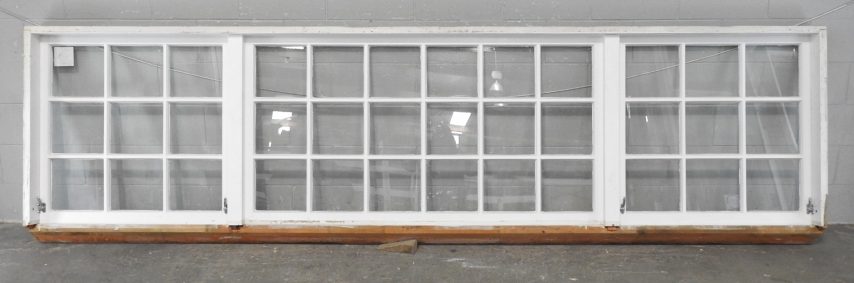 Wooden Colonial Style Double Awning Landscape Window