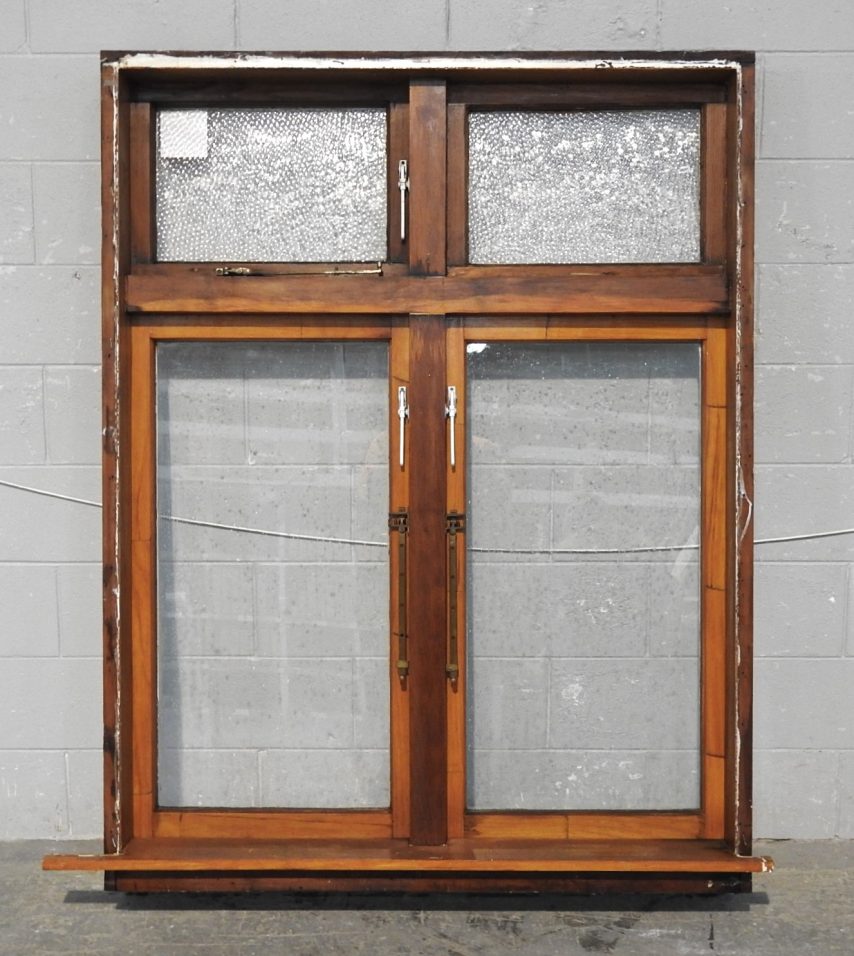 Bungalow Wooden Casement Window with Toplight