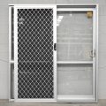 Silver Aluminium Sliding Door with Security Screen