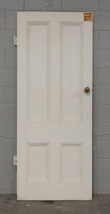 Wooden Villa 4 Panel Interior Door - Unhung