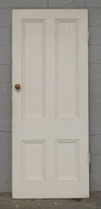 Wooden Villa 4 Panel Interior Door - Unhung